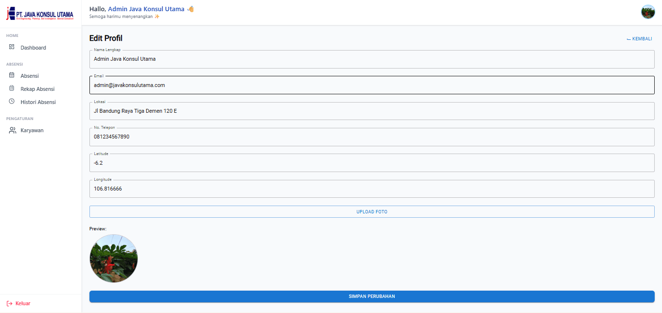 Apps Absensi Java Konsul