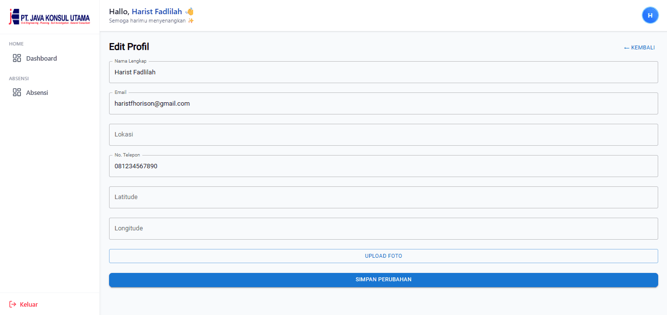 Apps Absensi Java Konsul