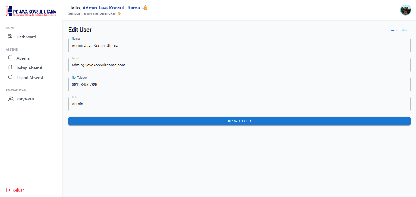 Apps Absensi Java Konsul