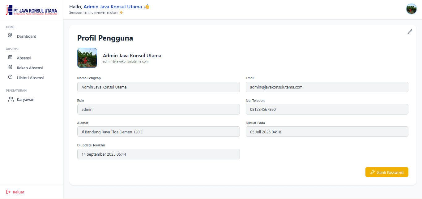 Apps Absensi Java Konsul
