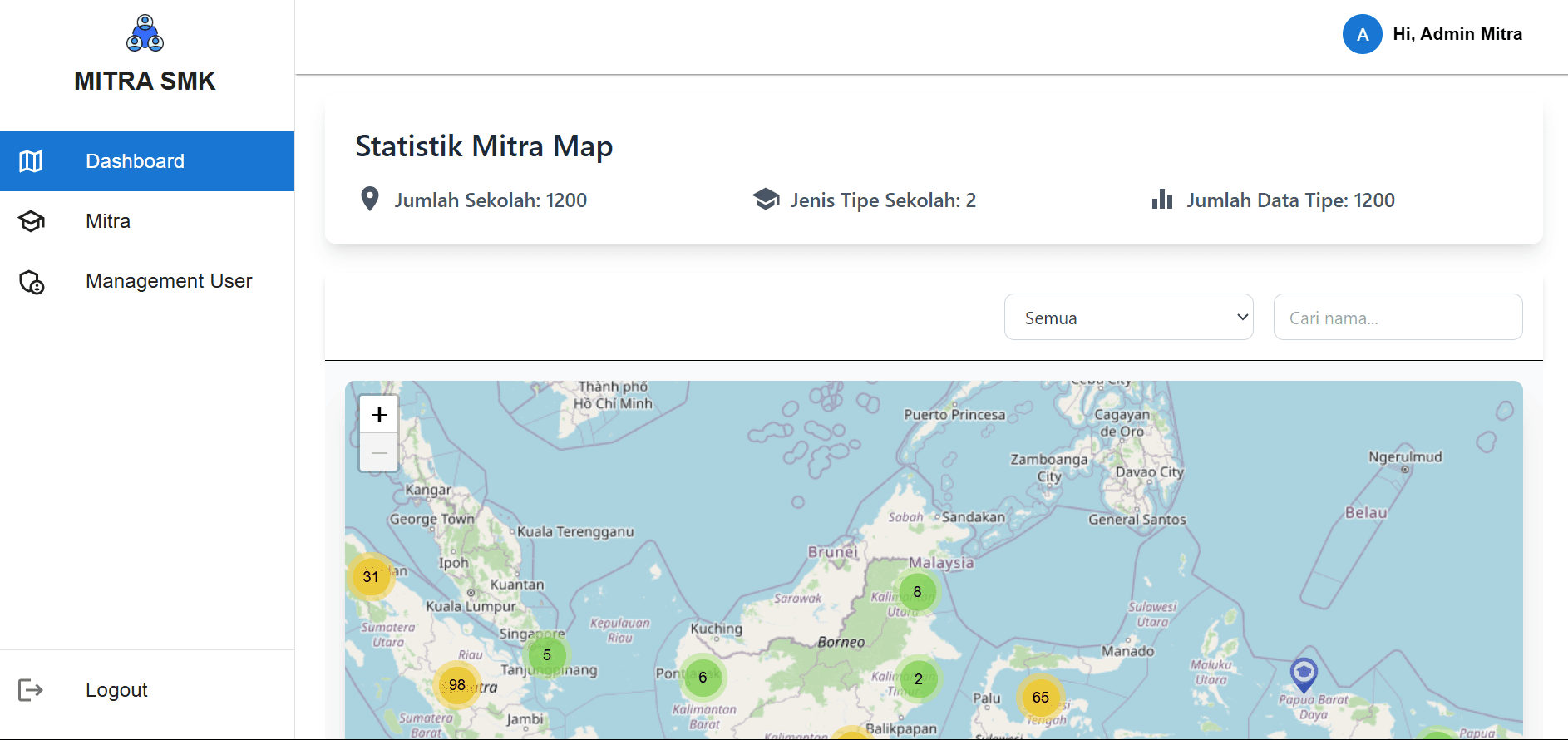Mitra Map Management